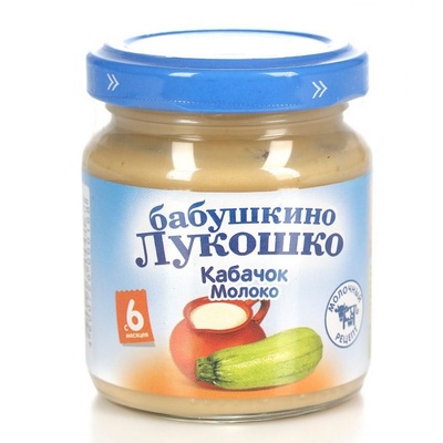 Пюре Бабушкино лукошко кабачок